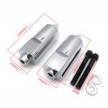Httmt- Chrome Spike Frame Sliders Crash Protector Compatiable With Yzf R1 2004-2006 P N Mt290-001-cd