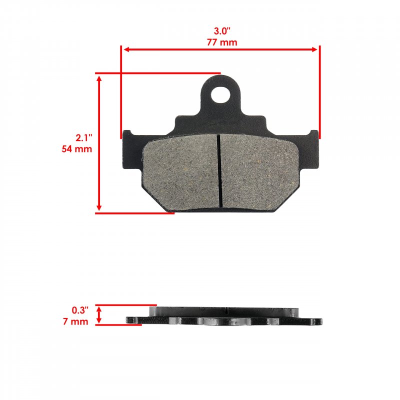 Caltric Front Brake Pads For Suzuki 59300-0ae20 59300-24830 59340-24b00 59340-24b10
