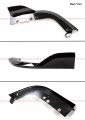 Painted Gloss Black Replacement Shark Fin Rear Bumper Diffuser With Corner Spats Extensions Compatible For 2019-2023 Bmw G05 X5