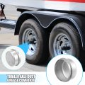 X Autohaux 4pcs 2 72 Trailer Axle Dust Cap Cup Grease Cover For Dexter Ez Lube Camper 7000 To 8000 Lb Wheel Hub Bearing
