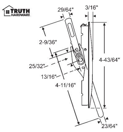 Stb Mirage Multi-point Casement Lock Coppertone