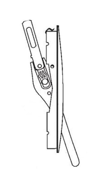 Stb Mirage Multi-point Casement Lock Coppertone