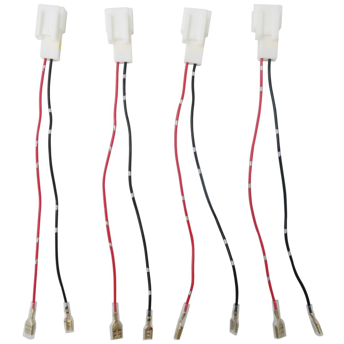 4pcs Car Door Speaker Wiring Harness Adapter Connector Plug Wires Fit For Mitsubishi 2014-2018 Mirage 2002-2008 Montero