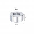 Uxcell 5pcs Aluminum Spacer 3 8 Bore X 4 Od 1 Length Screw Standoff Bushing Plain Finish Round Metal For Id Screws Bolts And