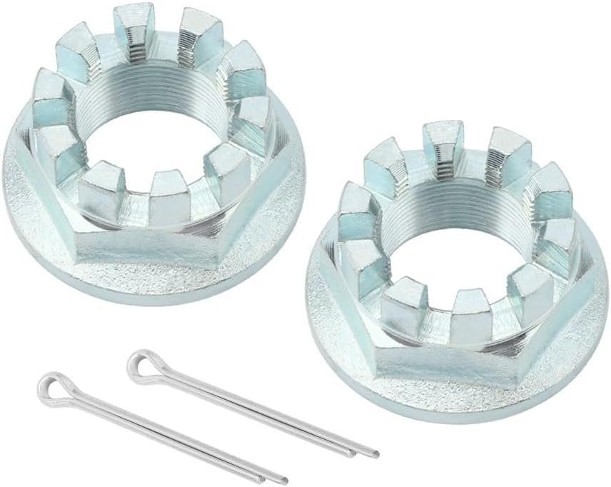Wantone Racing 2pcs Rear Axle Castle Nuts 20mm Replacement For Honda Atv Fore-man Rancher Recon Trx 250 350 400 420 450 500