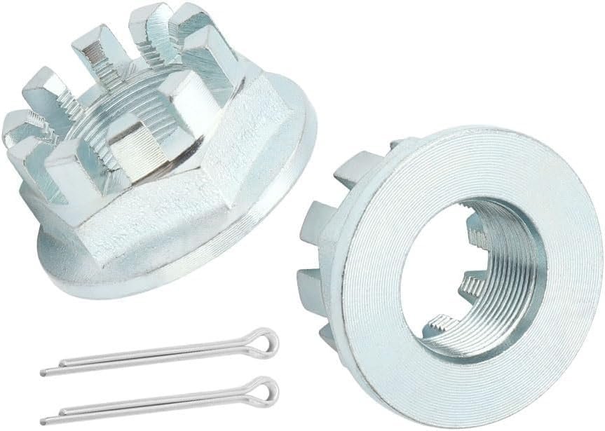 Wantone Racing 2pcs Rear Axle Castle Nuts 20mm Replacement For Honda Atv Fore-man Rancher Recon Trx 250 350 400 420 450 500