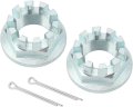 Wantone Racing 2pcs Rear Axle Castle Nuts 20mm Replacement For Honda Atv Fore-man Rancher Recon Trx 250 350 400 420 450 500