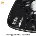 Uxcell Car Left Driver Side Heated Mirror Glass Replacement W Backing Plate For Honda Accord 2018-2021