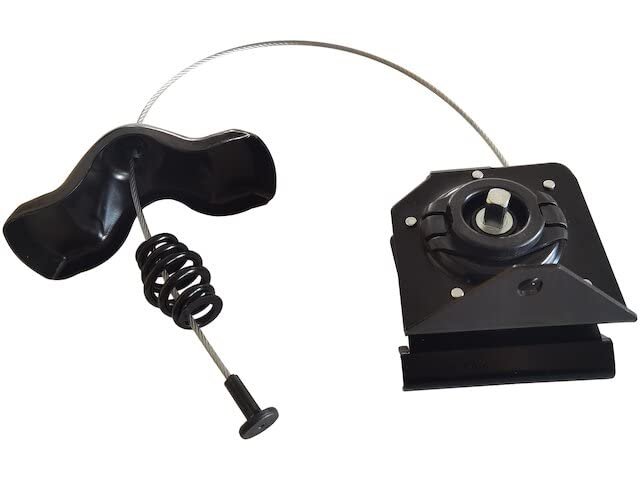 Spare Tire Wheel Hoist Winch For 2011 To 2019 Chevy Silverado 3500 Hd With Single Rear Black