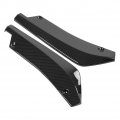 Universal Rear Bumper Lip Splitter Qiilu1 Pair Of Car Modified Canard Diffuser Spoiler Fins Carbon Fiber