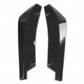 Universal Rear Bumper Lip Splitter Qiilu1 Pair Of Car Modified Canard Diffuser Spoiler Fins Carbon Fiber