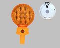 Bl12lhs Amber Type B Led Barricade Light W Photocell 3vdc 1200 Hours 2xd Batteries 7 Dia Polycarbonate Lens 