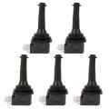 Set Of 5 Ignition Coils Uf517 For Volvo S60 S40 V50 V60 V70 Xc60 Xc70 Fits 2 0l 4l 5l Engines 