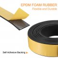 Uxcell Weather Stripping 1-5 8 W X 1 T 26ft L Adhesive Door Window Seal Strip Foam Tape For Doors Insulation