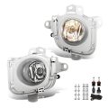 Front Bumper Fog Lights W Bulbs Wiring For Toyota Prius 2010 2011 Left Right Clear Lens Chrome Housing Sc2592100 To2592123 