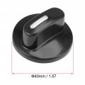 Uxcell Timer Knobs Range Replacement Time Control Knob Round Half Shaft For Electronic Microwave Oven Cooker 3pcs