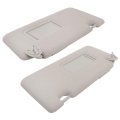 Sun Visor With Mirror For Versa 2007 2012 Driver And Passenger Side Pair Gray Replacement 96401 El31a 96400 Em31a 