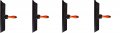 Kraft Tool Co Gg244 18-inch Squeegee Trowel Pack Of 4 