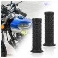 2pcs Motorcycle Grips Anti-slip Rubber Handlebar With Stylish Retro Design Universal Dirt Bike Fits Bicycle Atv 7 8 22mm 24mm 
