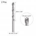 Uxcell Solid Carbide Drill Bits 3 1mm C2 K20 Tungsten Jobber Straight Shank Drilling Tool For Stainless Steel Aluminum Iron