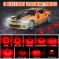 Tallew 8 Pack Led Road Emergency Roadside Lights Flashing Safety Warning Kit Beacon Magnet Hook Vehicle Boat Truck Disc