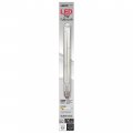 Satco S9582 Medium Bulb In Light Finish 12 00 Inches Base Clear