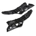 G-plus Front Bumper Bracket Driver And Passenger Side Compatible With Highlander Hybrid Le 2017 Limited 2019 Xle 2018 Black