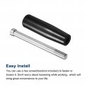 Uxcell Revolving Handle Grip 5pcs M12x100mm Dxl Threaded Handwheel Screw Knobs Crank For Industry Lathe Milling Machine