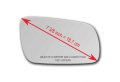 Check Size Heated Mirror Glass With Backing Plate For 1995-1999 Audi A4 A6 A8 S6 Passenger Side View Right Rh