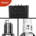 A-premium Set Of 6 Ignition Coil Pack And Iridium Spark Plugs Compatible With Suzuki Grand Vitara 2006008 Sx4 2007-2008 2 0l 2