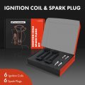A-premium Set Of 6 Ignition Coil Pack And Iridium Spark Plugs Compatible With Suzuki Grand Vitara 2006008 Sx4 2007-2008 2 0l 2