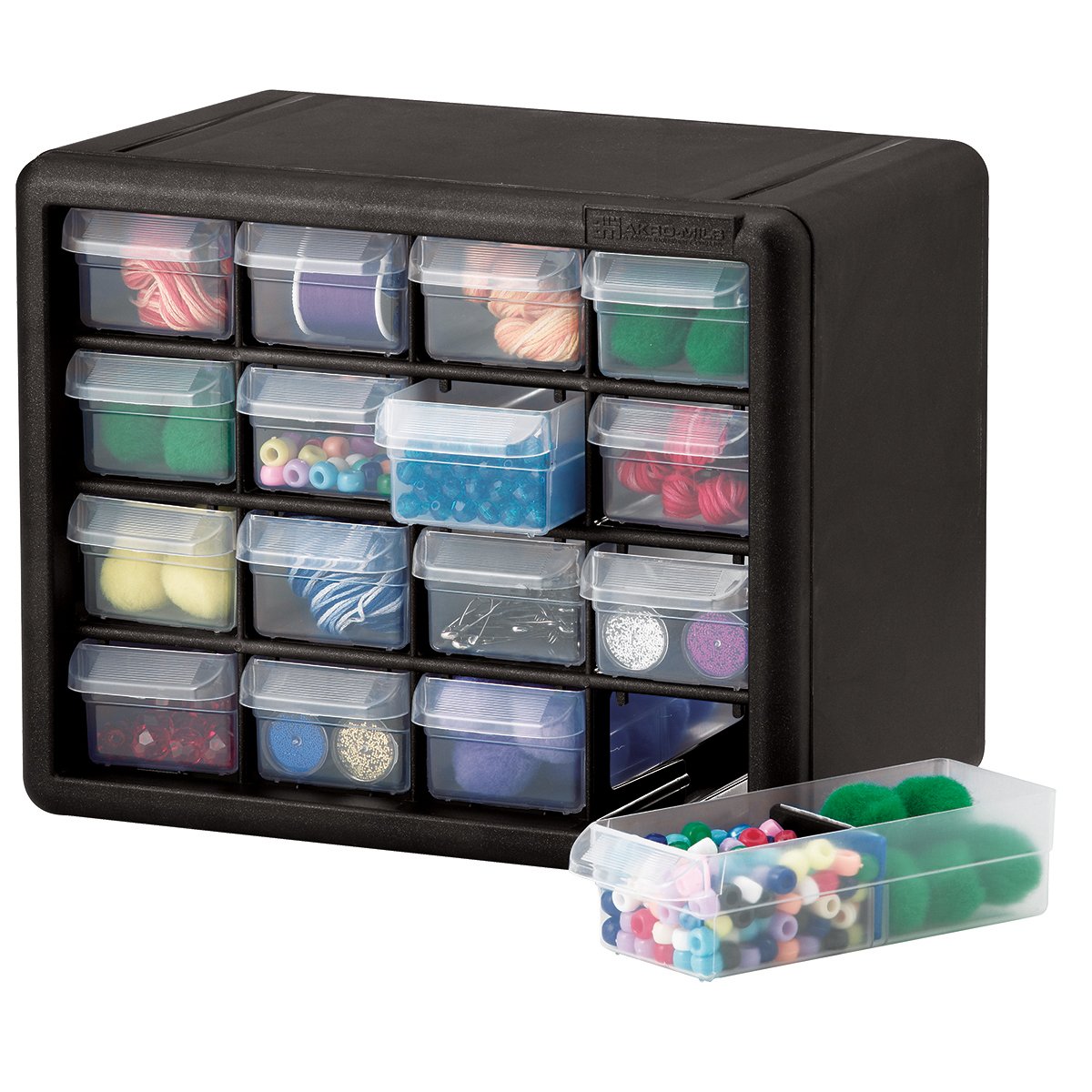 plastic parts storage hardware and craft cabinet