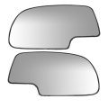 Driver And Passenger Side Mirror Glass Pair For Chevy Silverado 1500 2500 1999 2000 2001 2002 Non Towing Heated With Backing 
