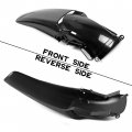 Hecasa Full Black Motorcycle Plastic Kit Compatible With 1997 1998 1999 Honda Cr250 Cr250r