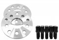 2 Pc 5x112 Mm Hub Centric 5 Wheel Spacers 66 6 Bore Black Conical Spline Tuner Bolts Aftermarket Wheels Works With Audi 2009 A4 