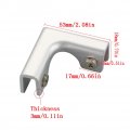 Glass Connector Glass Clamp Aluminum Alloy 2 Way Connectors Rimless Clip Holder For Fixing Or Diy Fish Tank Glrovazas 4pcs Wind