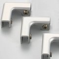 Glass Connector Glass Clamp Aluminum Alloy 2 Way Connectors Rimless Clip Holder For Fixing Or Diy Fish Tank Glrovazas 4pcs Wind