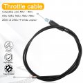 Liyyds 130cm 50inch Throttle Cable Compatible With 50cc-70cc 90cc 110cc 125cc 140cc 150cc 190cc 200cc 250cc 4-stroke Engine