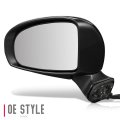 To1320352 Factory Style Driver Left Side Mirror Power Folding Adjust Heated Glass Turn Signal Compatible With Toyota Prius V