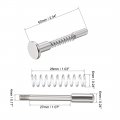 Uxcell Plunger Latches Spring Loaded Stainless Steel 6mm Dia Head 60mm Total Length 4pcs