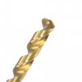 Uxcell High Speed Steel Straight Shank Twist Drill Bit Fully Ground Titanium Coated 6 6mm Diameter 100mm Total Length 55mm 2