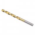 Uxcell High Speed Steel Straight Shank Twist Drill Bit Fully Ground Titanium Coated 6 6mm Diameter 100mm Total Length 55mm 2