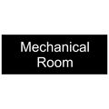 Compliancesigns Engraved Acrylic Room Name Sign 8 X 3 In With English Black 