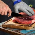 Schwer Ansi A9 Cut Resistant Glove Food Grade Stainless Steel Wire Mesh Metal Gloves Knife Cutting For Kitchen Mandoline 