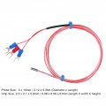 Pt100 Waterproof Temperature Sensor 3 X 10mm Thermistor Probe A 50 To 300a 5m And Humidity