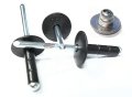 Black 3 16 Pop Rivet Large Head Aluminum Steel Mandrel Multi Grip Rivets 250 Pack 