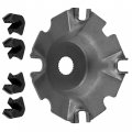 Caltric Face Drive Moveable Plate With Damper Compatible Arctic Cat Xr 700 4x4 2015 0823-276