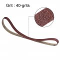 Uxcell 1 X 42 40 Grit Sanding Belt Aluminum Oxide Sandpaper Belts For Portable Strip Sander Wood Finishing Metal Drywall