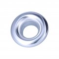 4in Cold Air Intake Turbo Horn Velocity Stack Adapter Decoration Cnc Aluminum Car Accessory Silver 