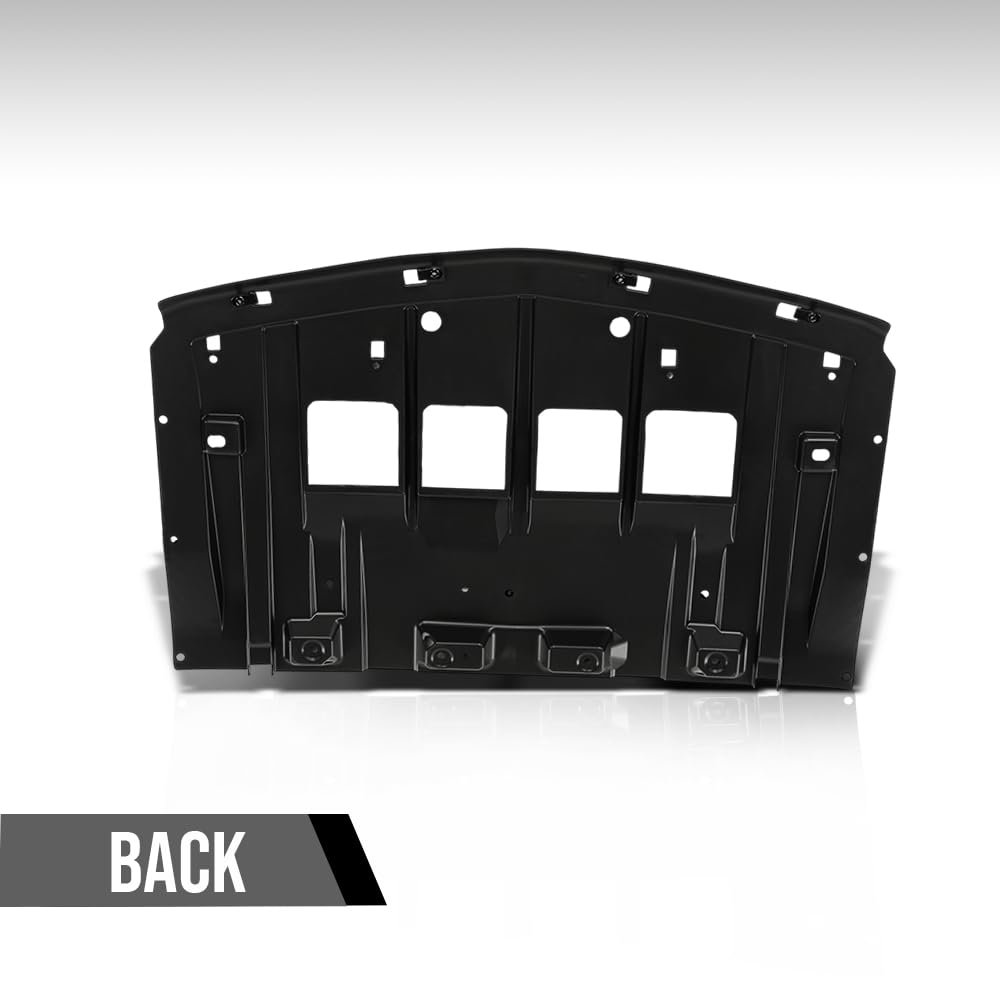 Front Engine Splash Shields For Chevy Camaro Zl1 Coupe 2017-2022 84142146 Gm1228158 Black